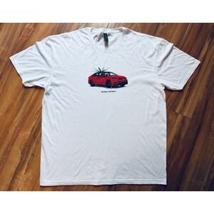Tomato Tomauto Red Sport Race Car GLI White‎ T Shirt XL EUC White